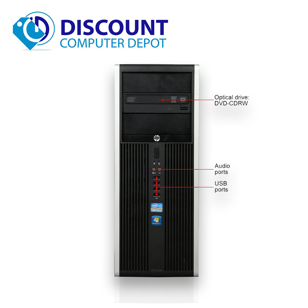 HP 8200 Elite Desktop Computer PC Tower Quad i5 3.3GHz 16GB 1TB